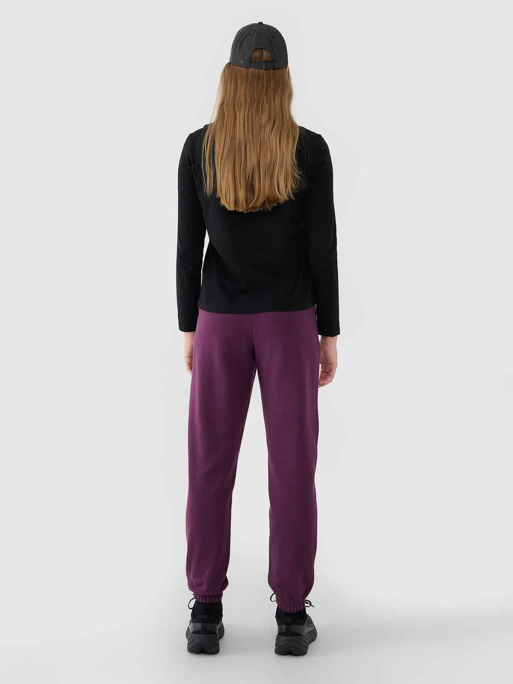 4F TROUSERS, DARK VIOLET/1013