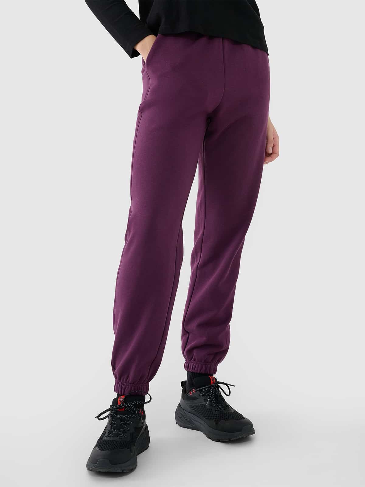 4F TROUSERS, DARK VIOLET/1013