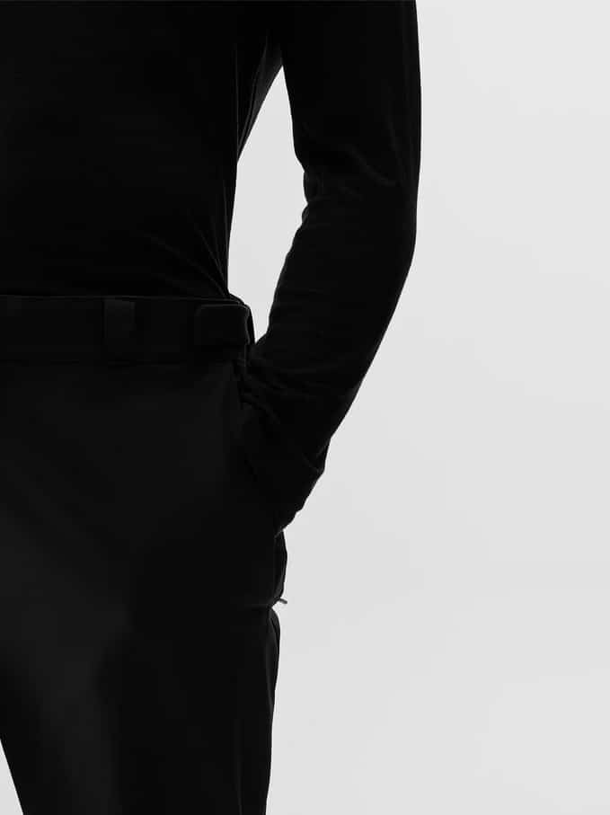 4F TROUSERS FNK, DEEP BLACK /783