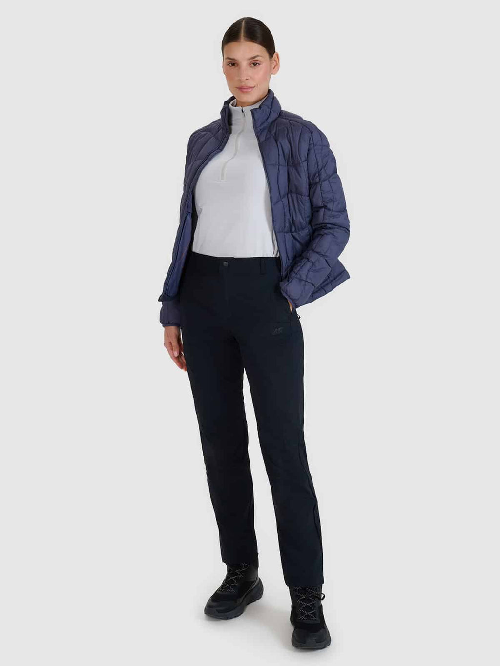 4F TROUSERS FNK, DEEP BLACK/796