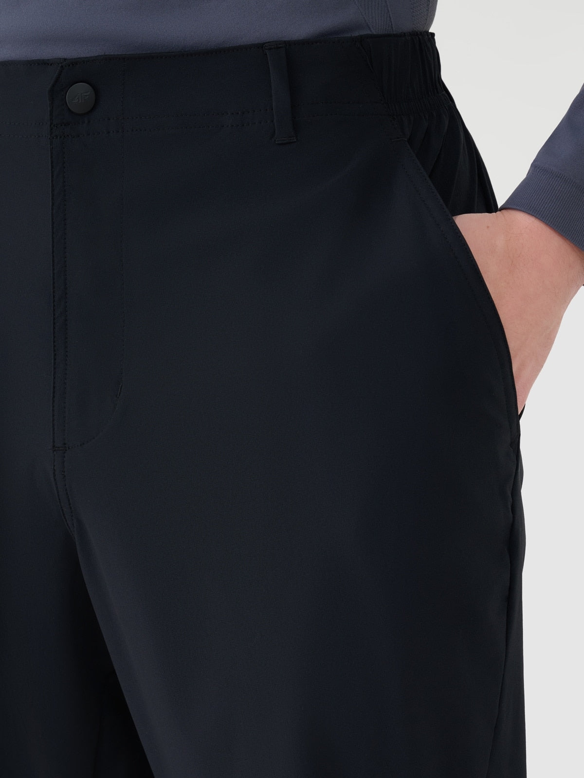 4F TROUSERS FNK, DEEP BLACK/790