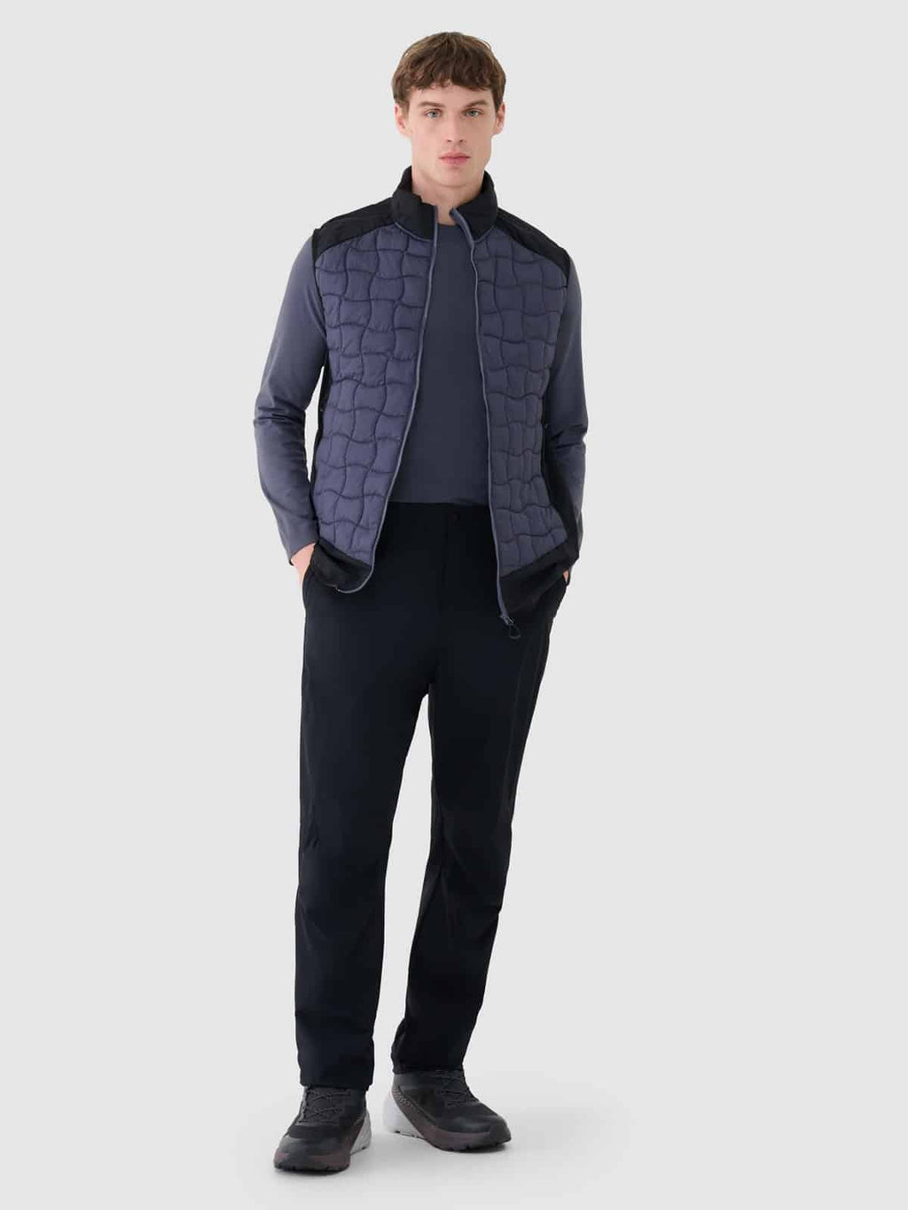 4F TROUSERS FNK, DEEP BLACK/790