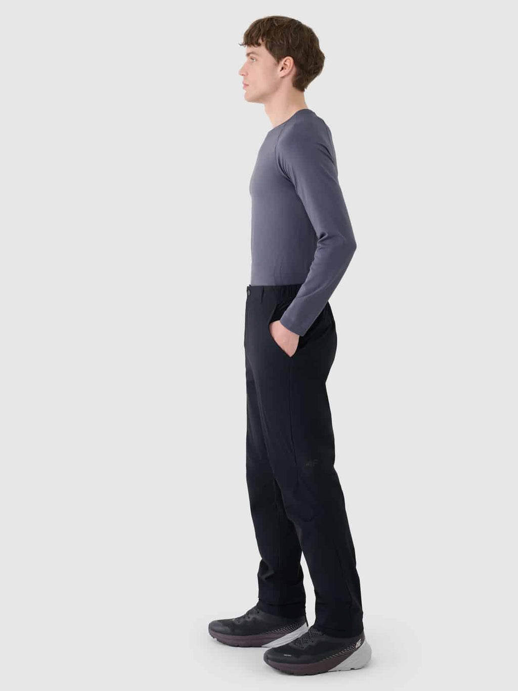 4F TROUSERS FNK, DEEP BLACK/790