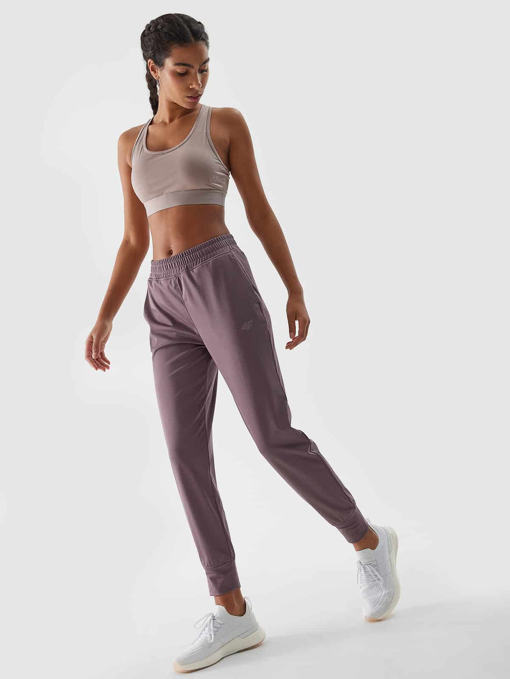 4F TROUSERS FNK, LIGHT BROWN/82s