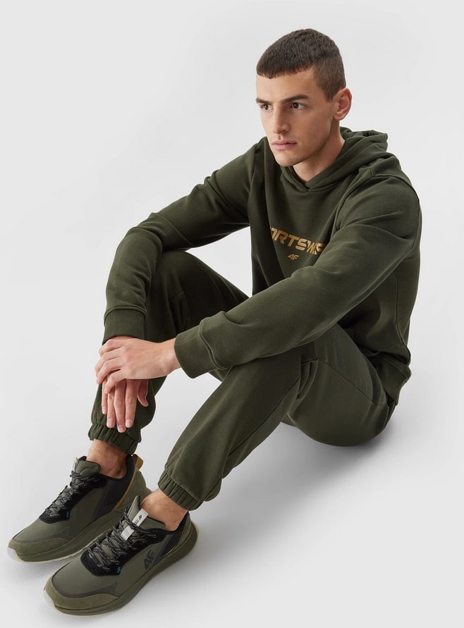 Trousers Khaki 4f Aw23ttrom517 43s 2