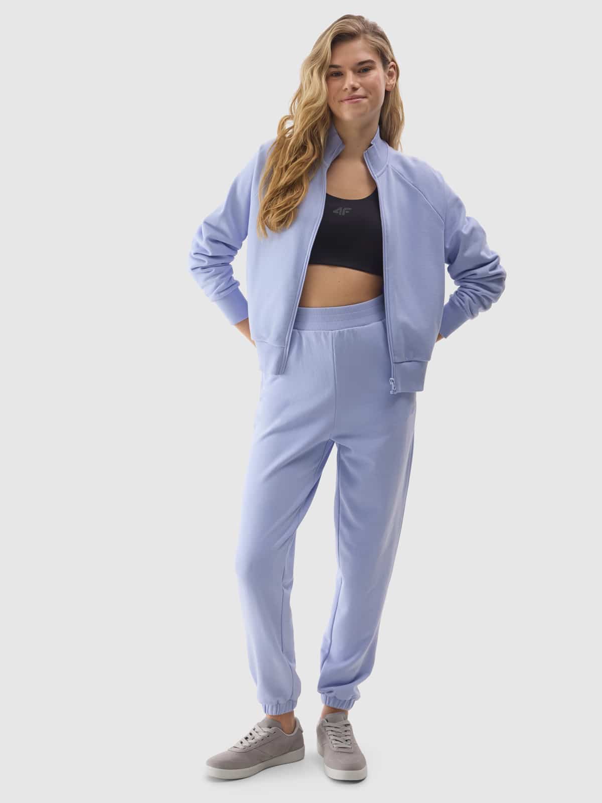 4F TROUSERS, LIGHT BLUE/34s