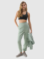 4F TROUSERS, LIGHT GREEN/42s