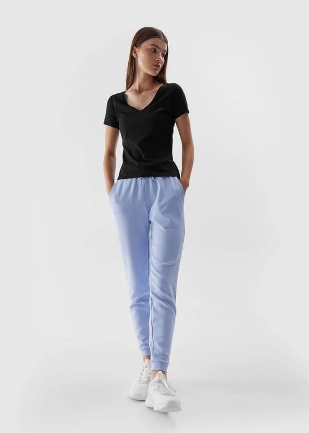 Trousers Light Violet 4f Aw23ttrof507 52s