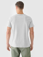 4F TSHIRT, COLD LIGHT GREY MELANGE