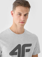 4F TSHIRT, COLD LIGHT GREY MELANGE