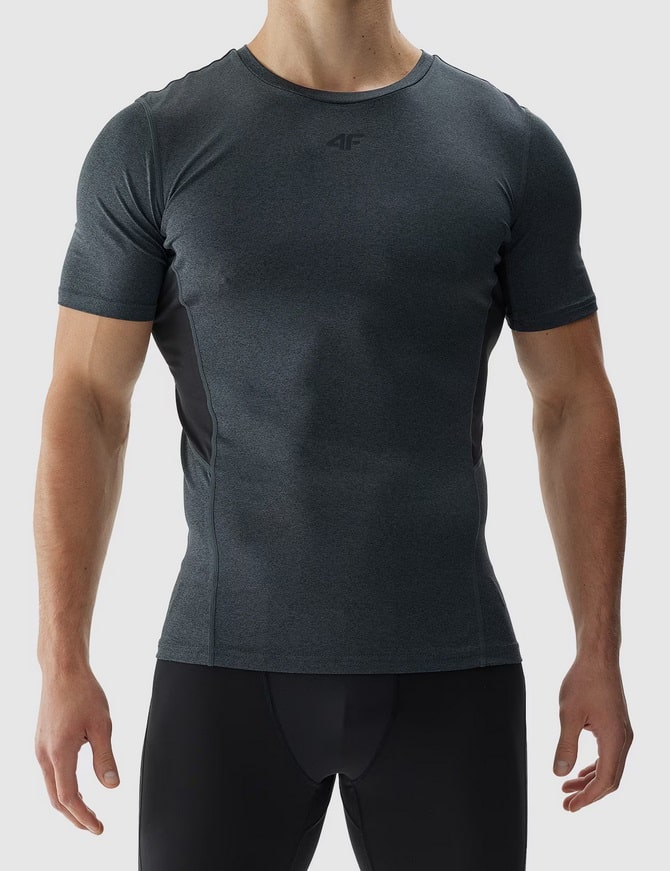4F TSHIRT FNK, ANTHRACITE MELANGE
