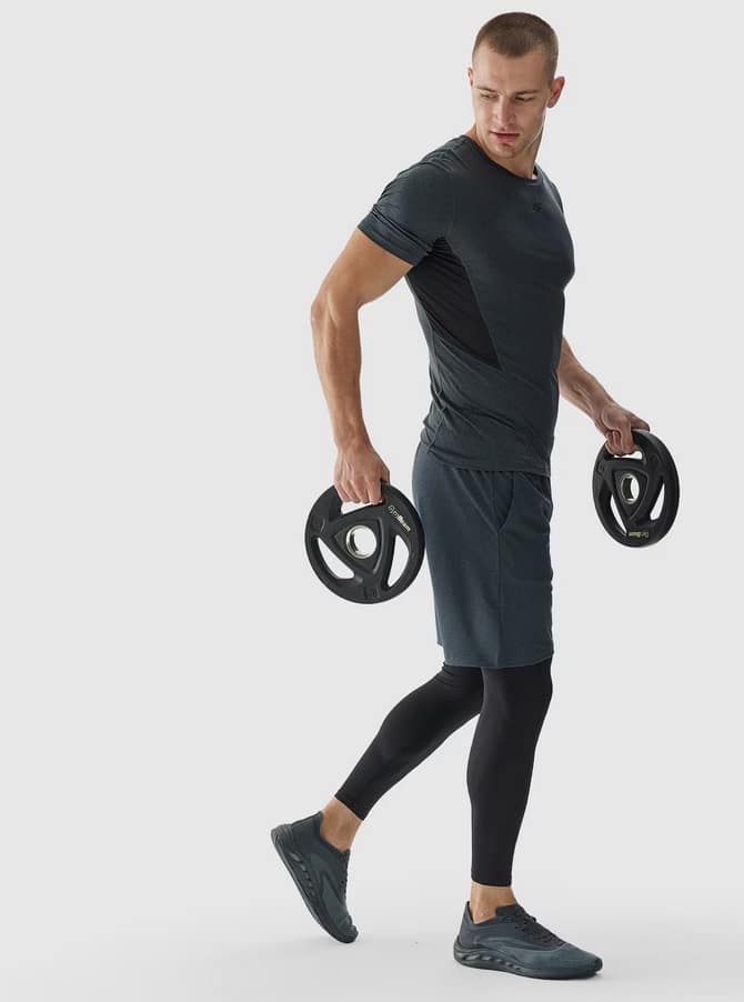 4F TSHIRT FNK, ANTHRACITE MELANGE