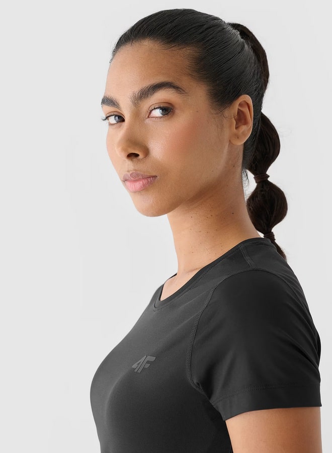 4F TSHIRT FNK, DEEP BLACK