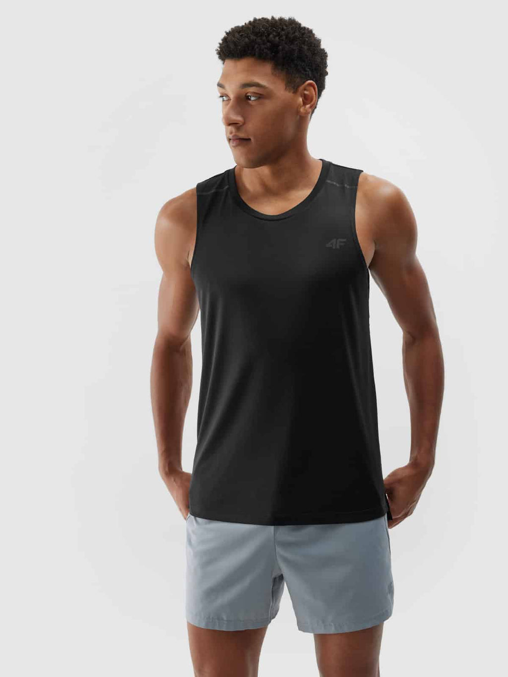 4F TSHIRT FNK, DEEP BLACK men’s