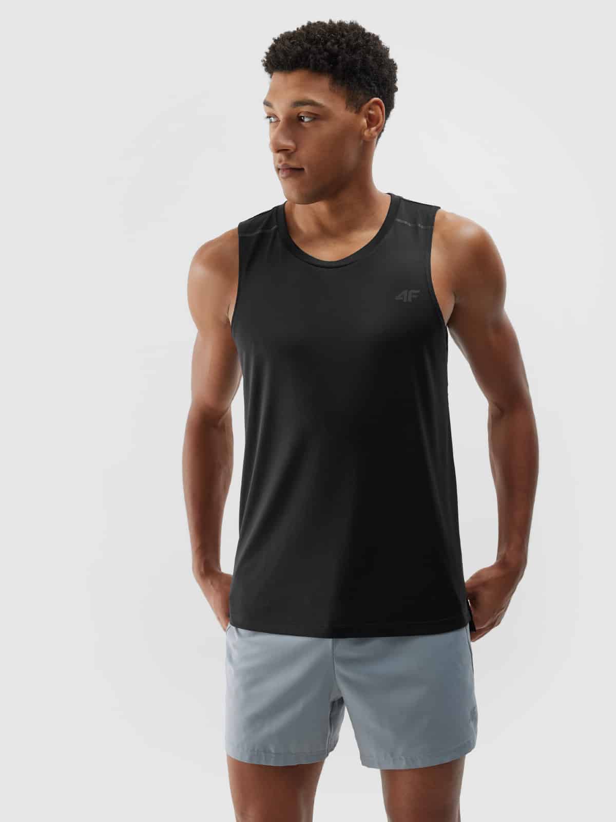 4F TSHIRT FNK, DEEP BLACK men’s
