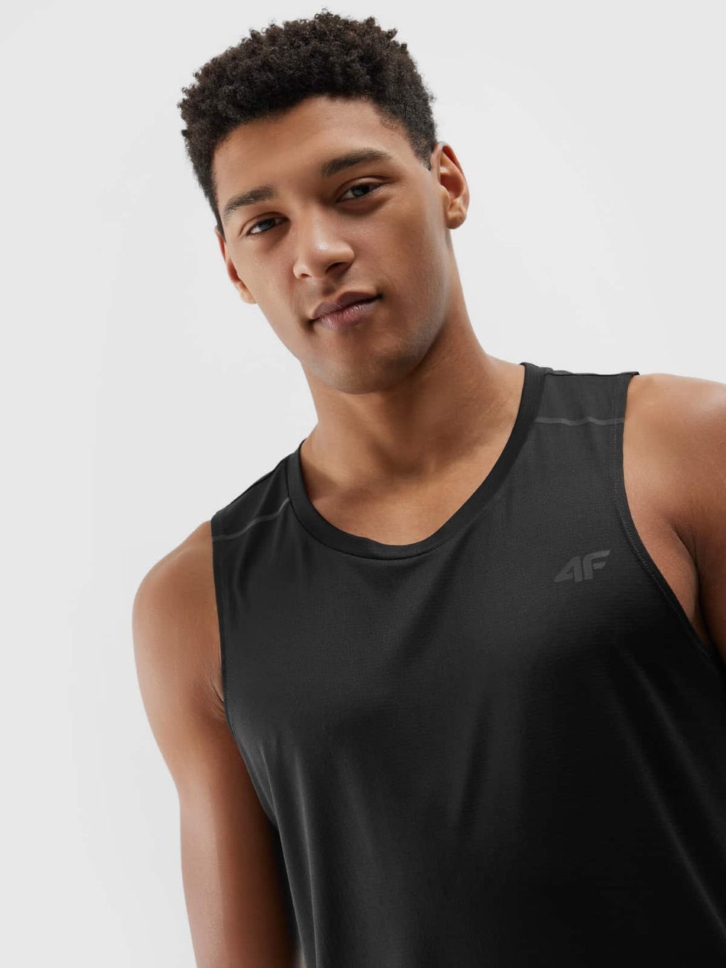 4F TSHIRT FNK, DEEP BLACK men’s