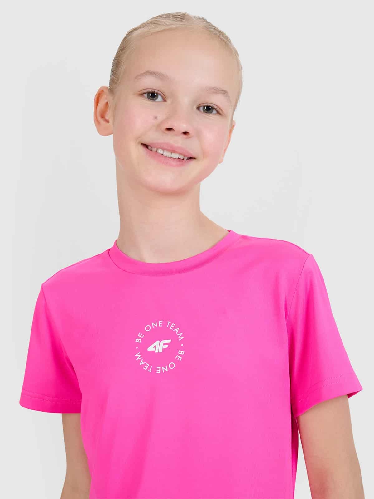 4F TSHIRT FNK, HOT PINK NEON/1185