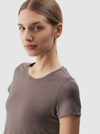4F TSHIRT FNK, LIGHT BROWN/82s