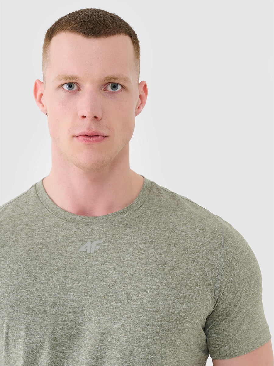 4F TSHIRT FNK, OLIVE MELANGE/1344