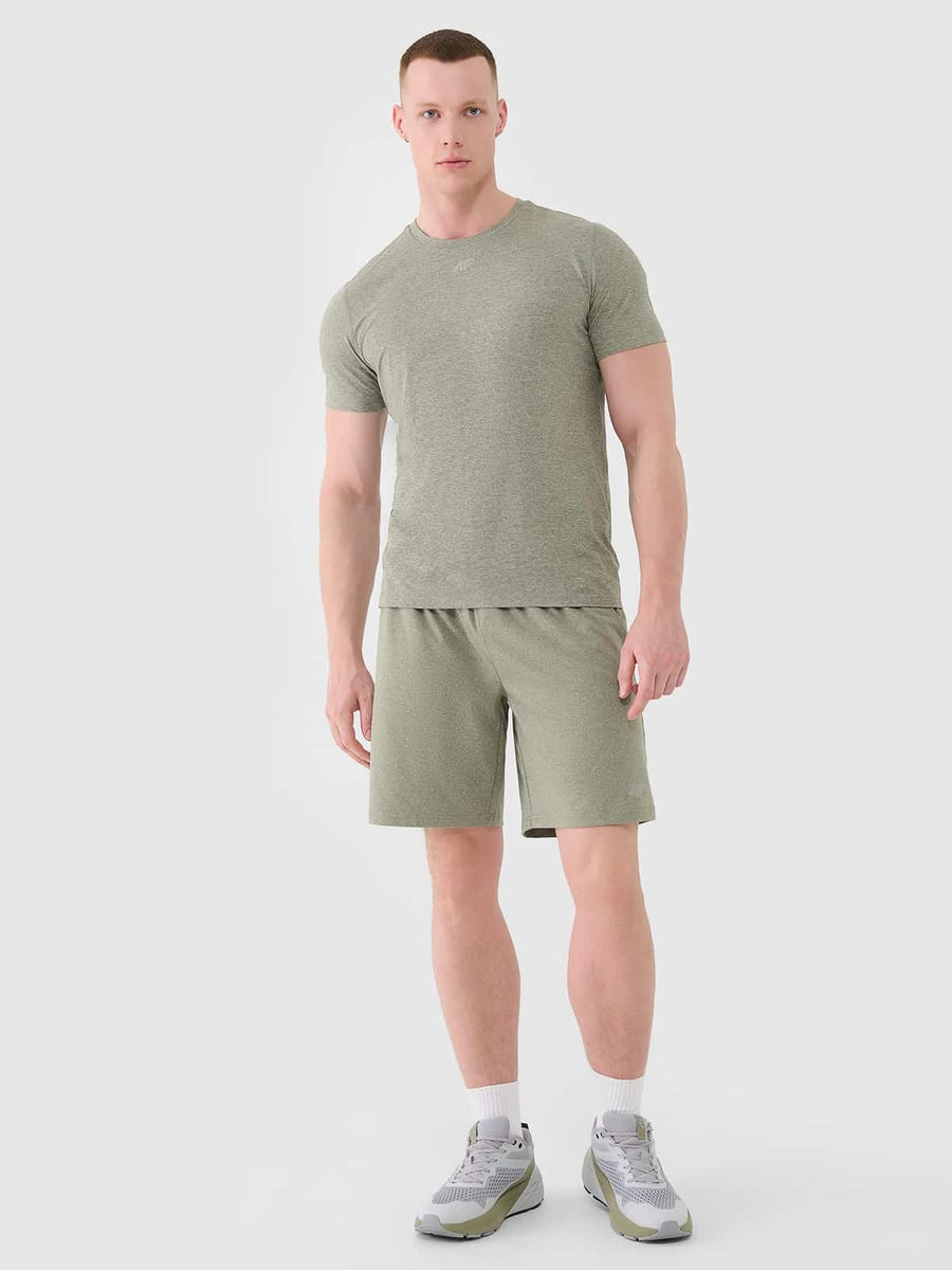 4F TSHIRT FNK, OLIVE MELANGE/1344