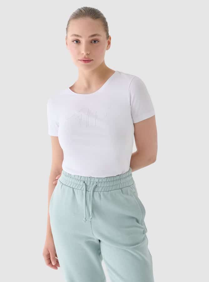 4F TSHIRT, WHITE