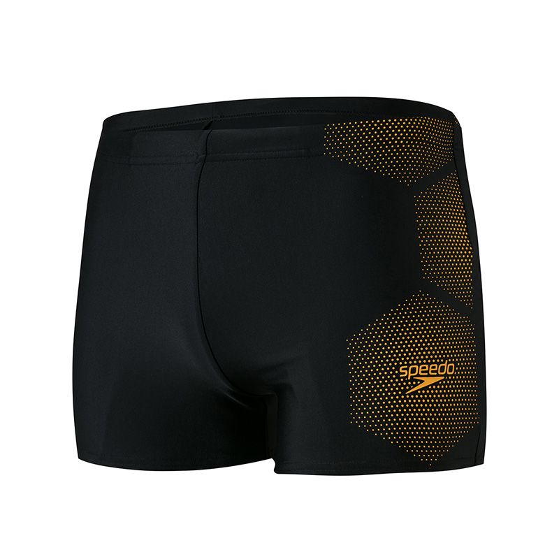 Speedo Tech Placement Aquashort AM, Black/Mango