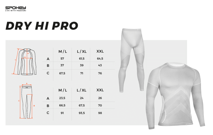 Spokey Dry Hi Pro termoveļa L/XL