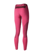 mico woman long tight pants warm control skintech pink