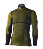 mico man long sleeves round neck shirt warm control skintech
