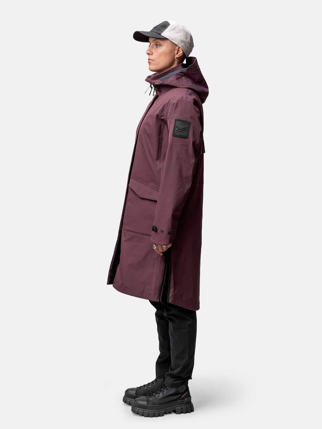 tokoi ii w dx parka fudge maroon red ha 065 0562 c68