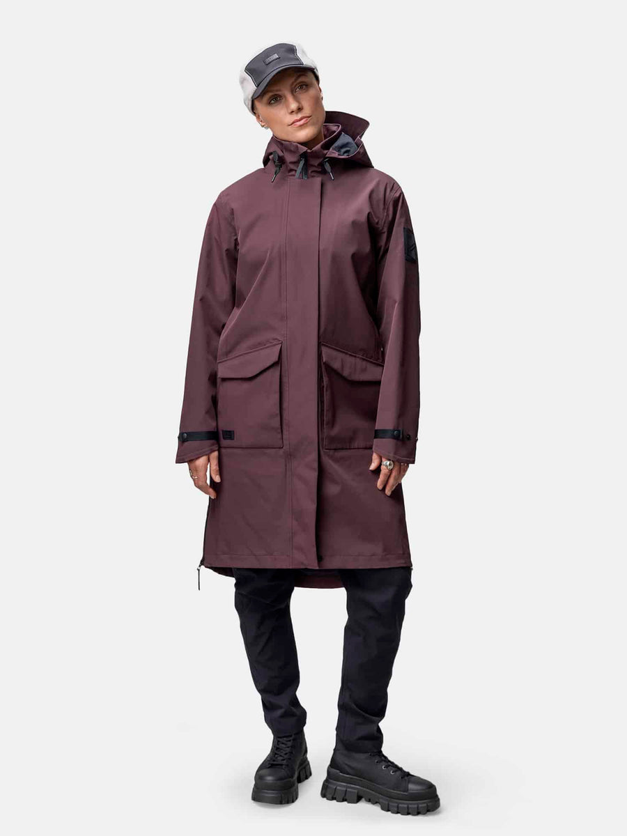 tokoi ii w dx parka fudge maroon red ha 065 0562 c68