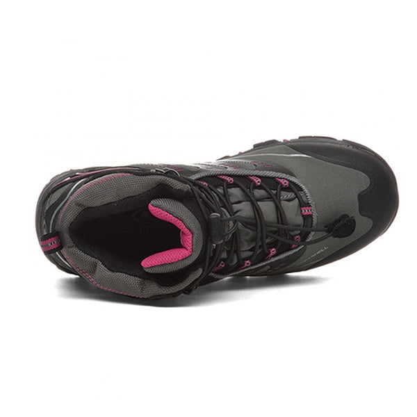 Catmandoo Polly Jr outdoor shoe, dk grey/fuchsia
