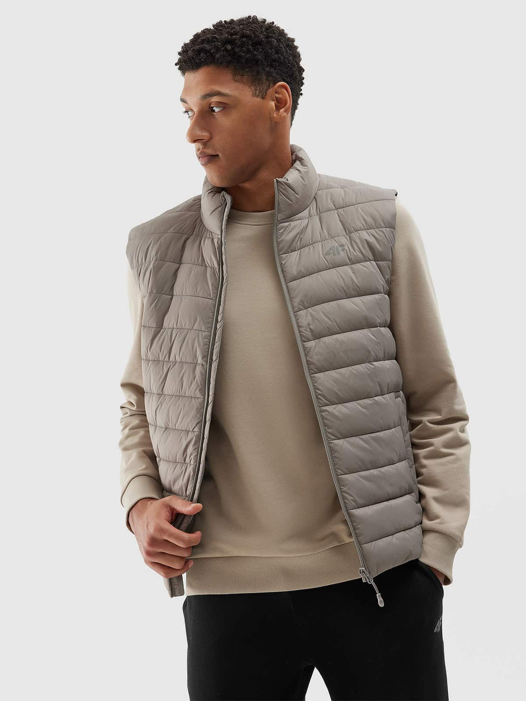 4F VEST JACKET, BEIGE/098