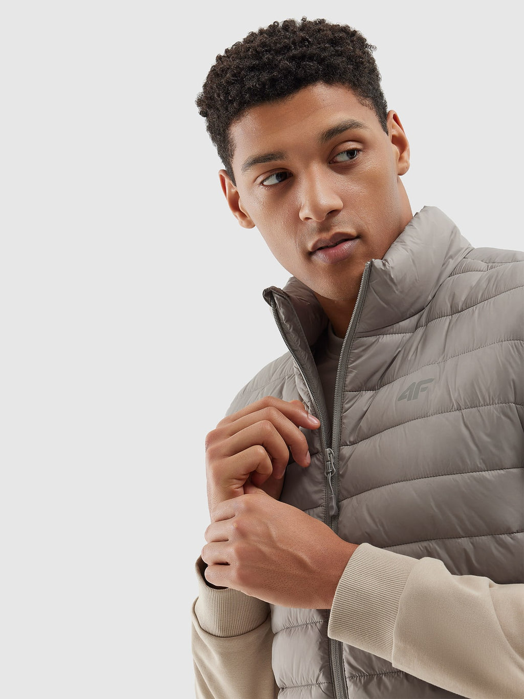 4F VEST JACKET, BEIGE/098