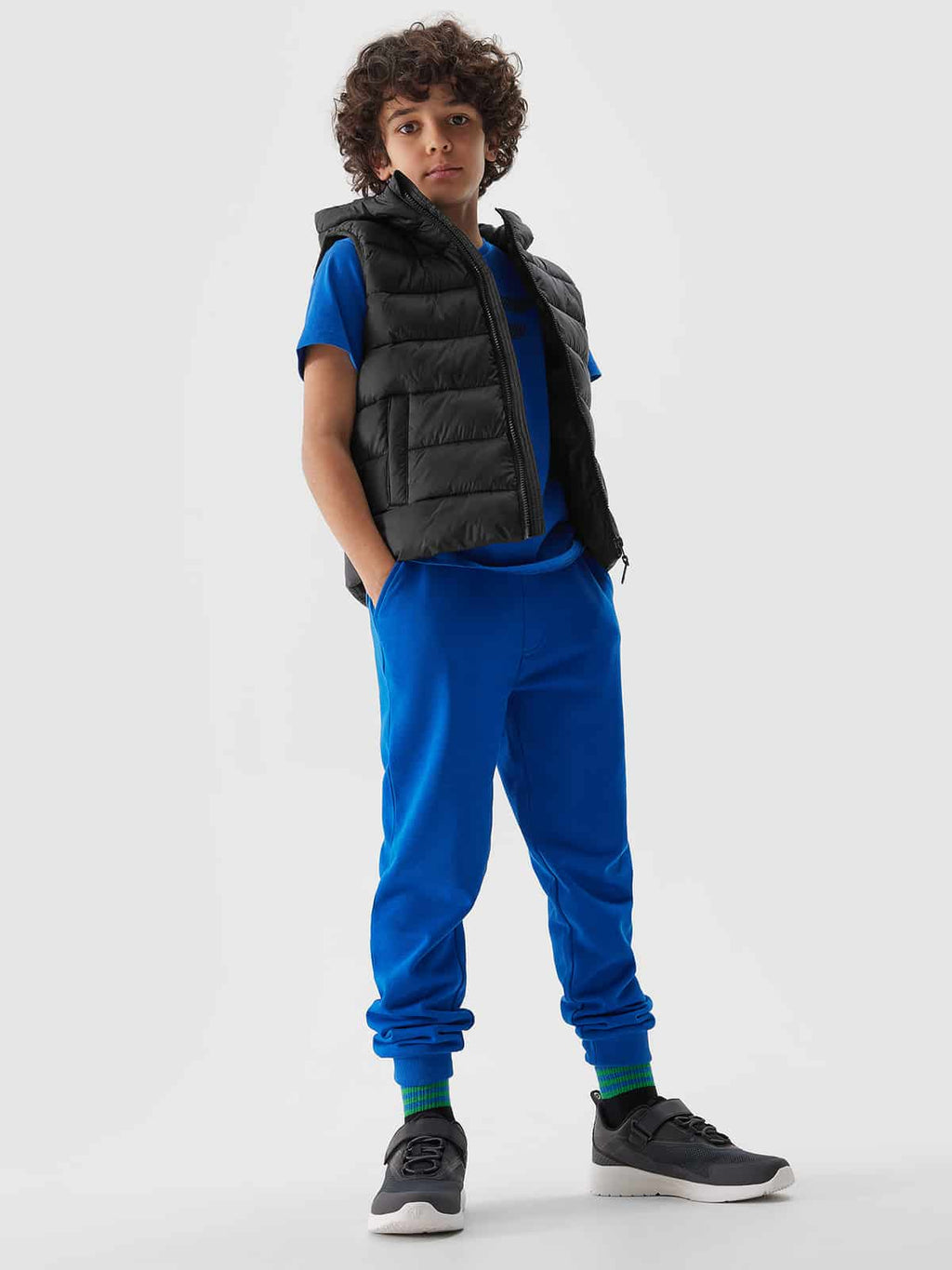 4F VEST JACKET, BLACK