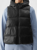 4F VEST JACKET, DEEP BLACK