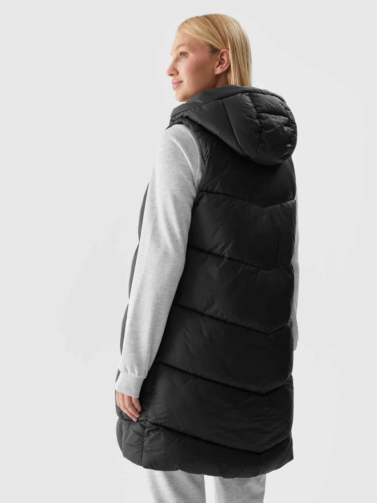 4F VEST JACKET, DEEP BLACK/114