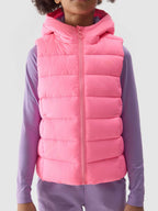 4F VEST JACKET, HOT PINK NEON