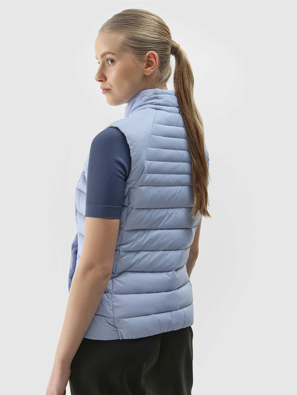 4F VEST JACKET, LIGHT BLUE/111