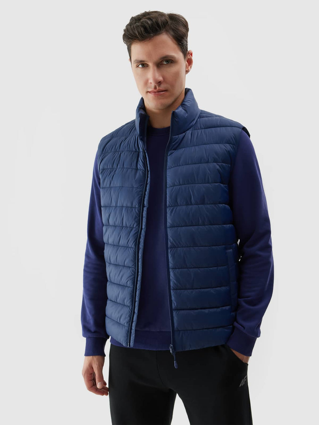 4F VEST JACKET, NAVY/31s