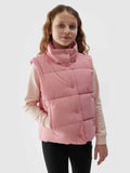 4F VEST JACKET, SALMON CORAL