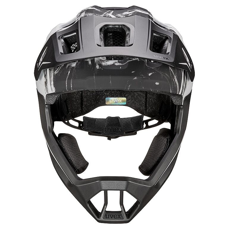 veloķivere uvex react jr fullface black white matt 52 56 uv4146980115 www fans lv 3