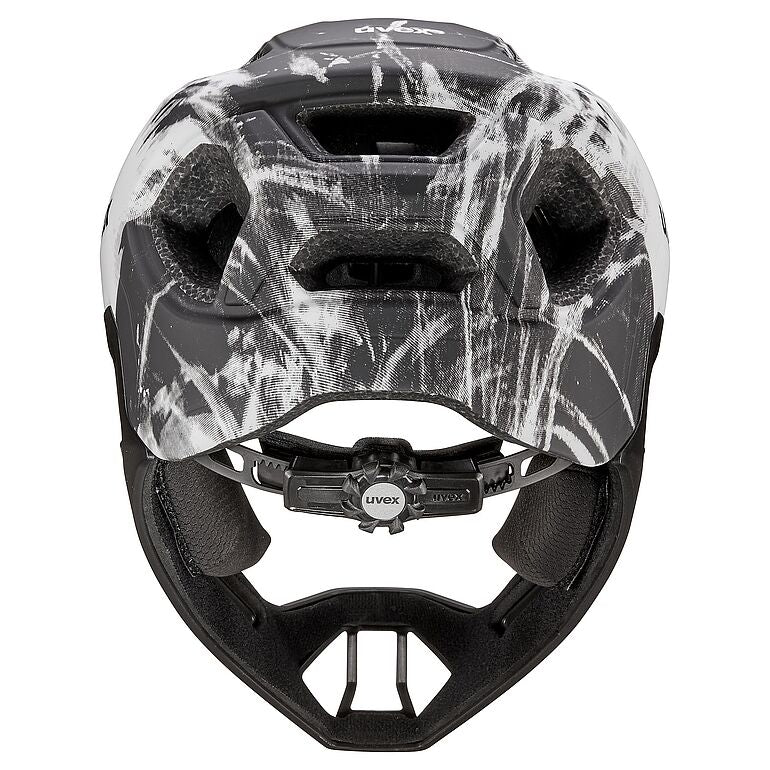 veloķivere uvex react jr fullface black white matt 52 56 uv4146980115 www fans lv 5