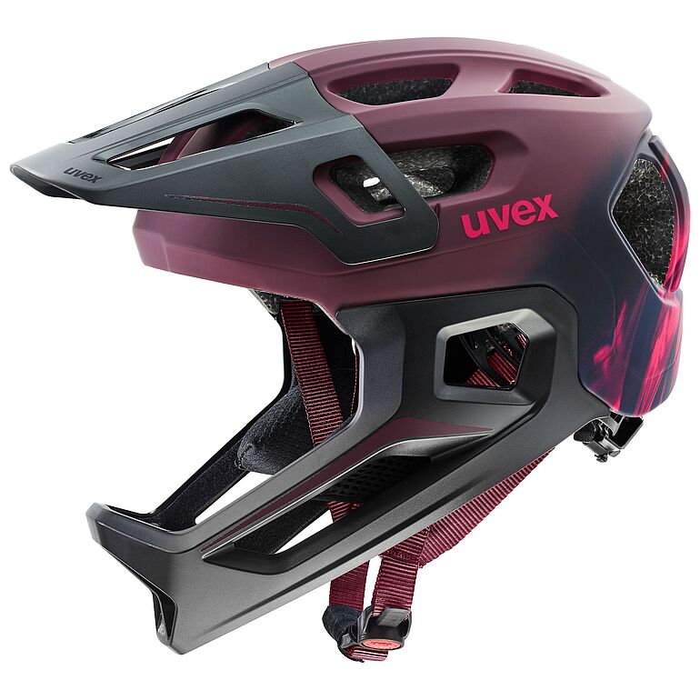 veloķivere uvex react jr fullface cranberry matt 52 56 uv4146980315 www fans lv