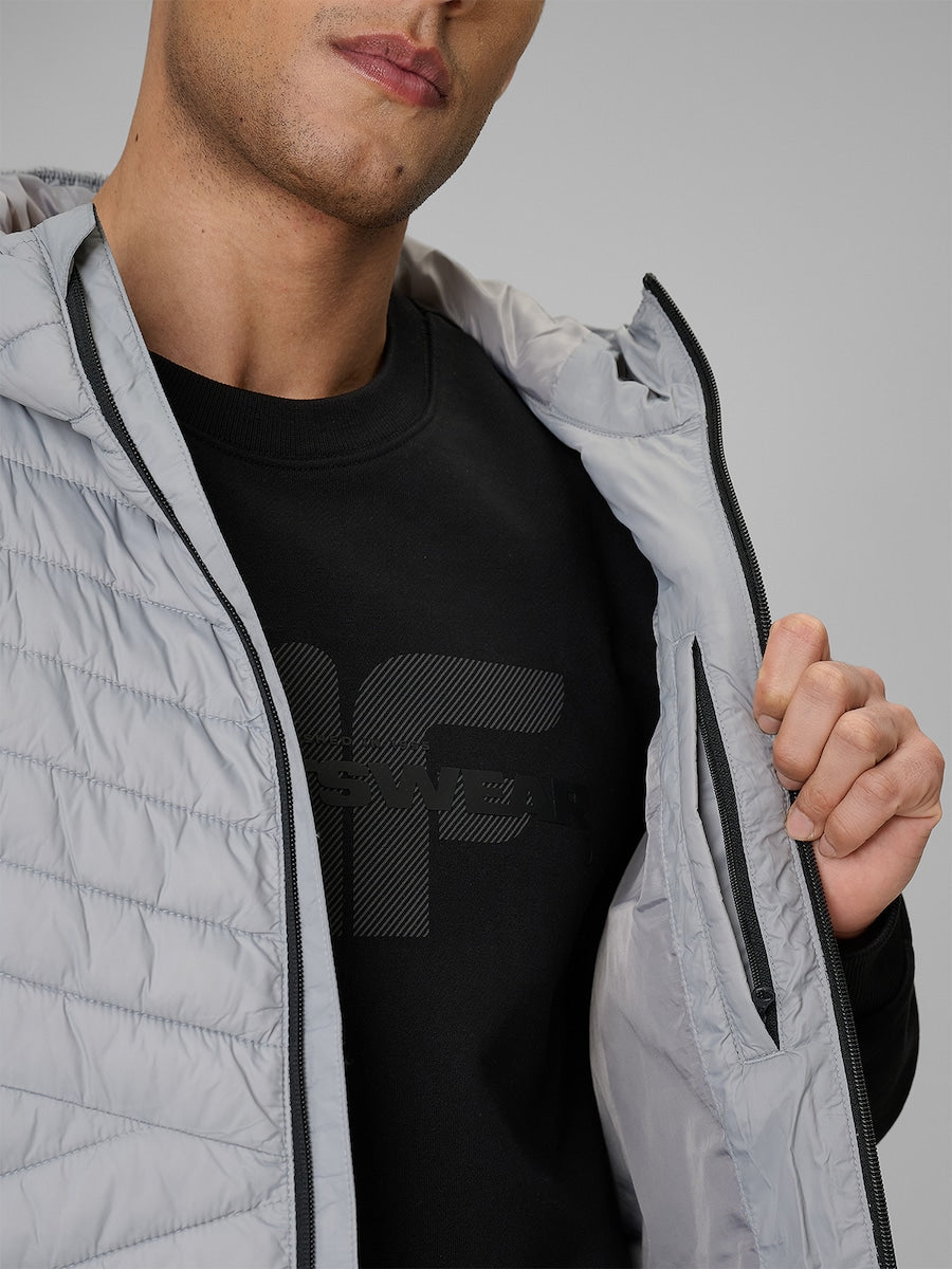 4F VEST JACKET, COLD LIGHT GREY/344