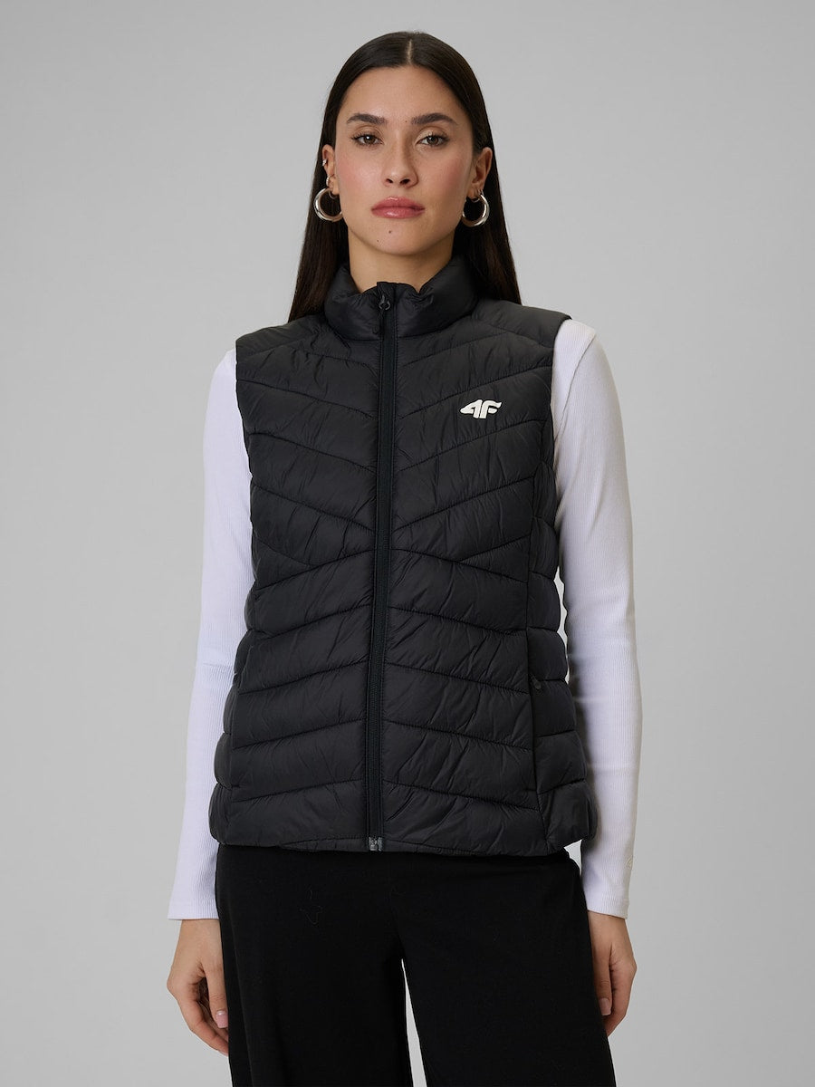veste vest jacket deep black 4f wss26tvjaf347 20s