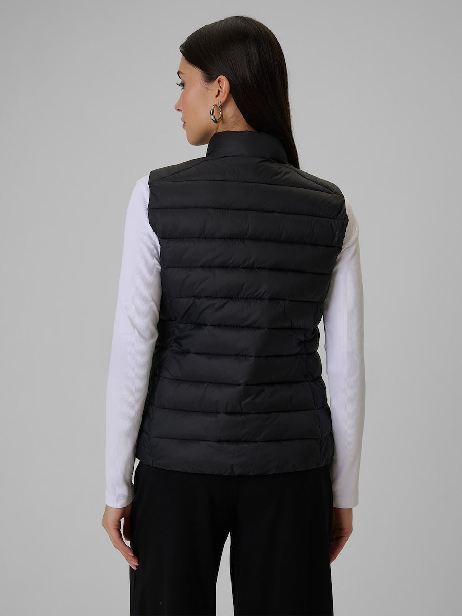 4F VEST JACKET, DEEP BLACK/347