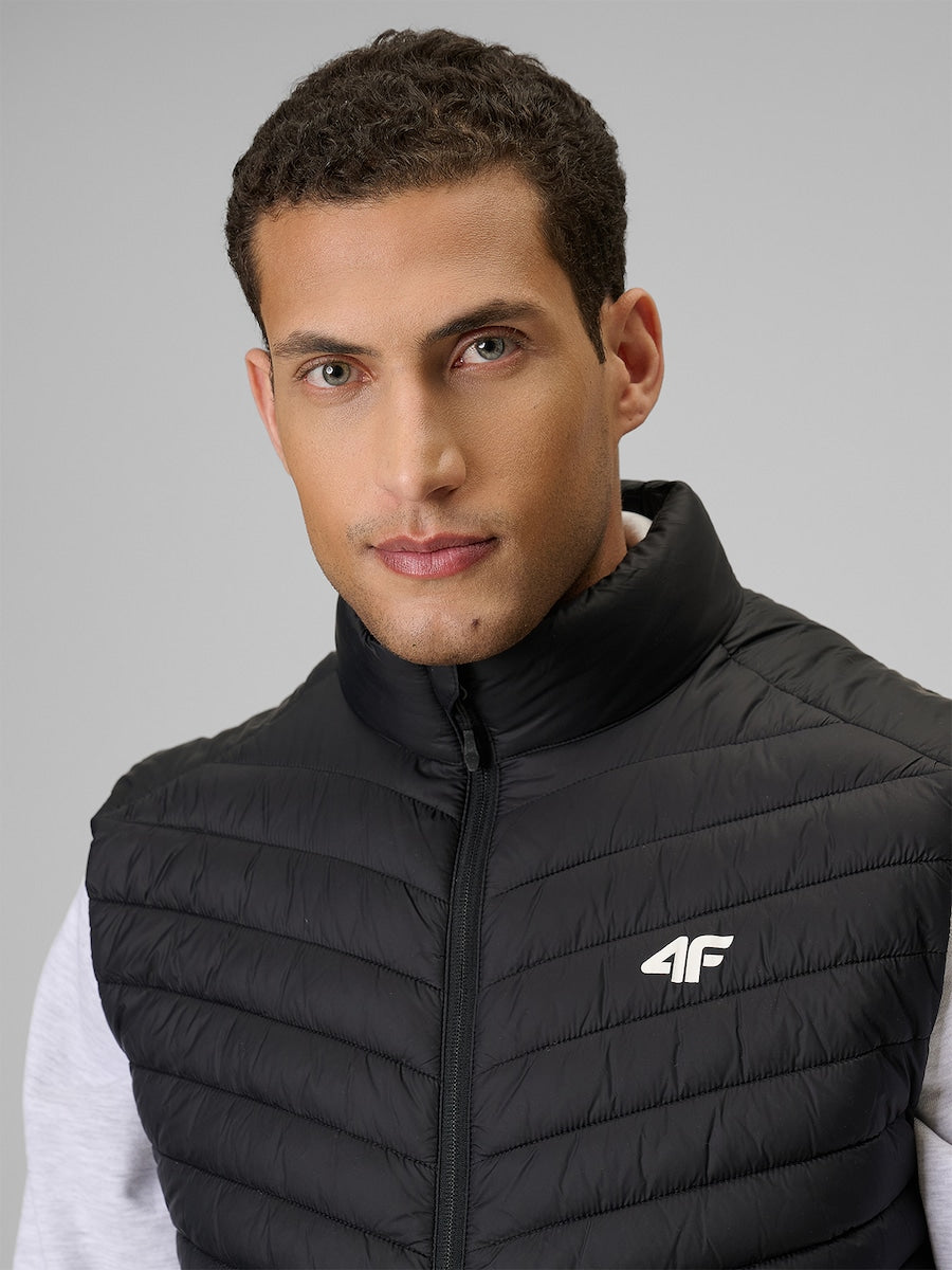 4F VEST JACKET, DEEP BLACK/345
