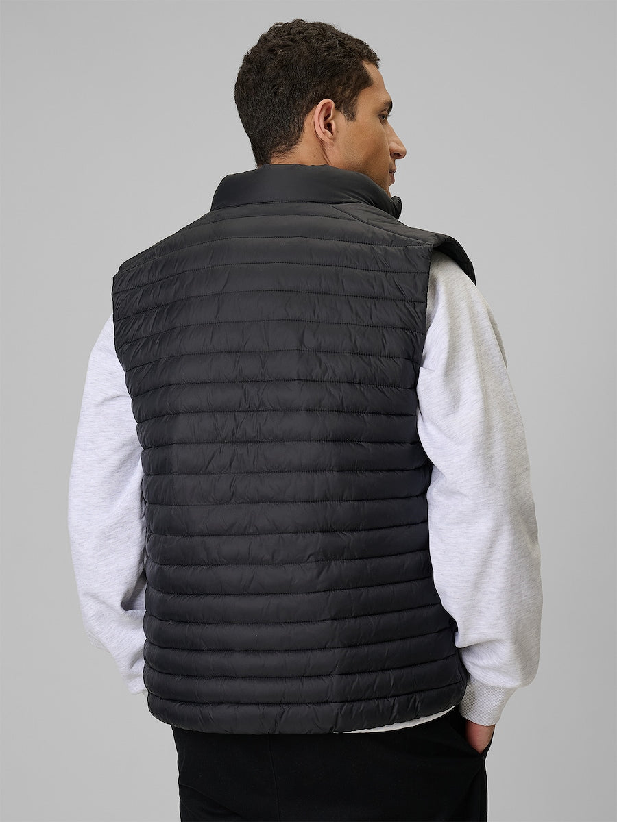 4F VEST JACKET, DEEP BLACK/345