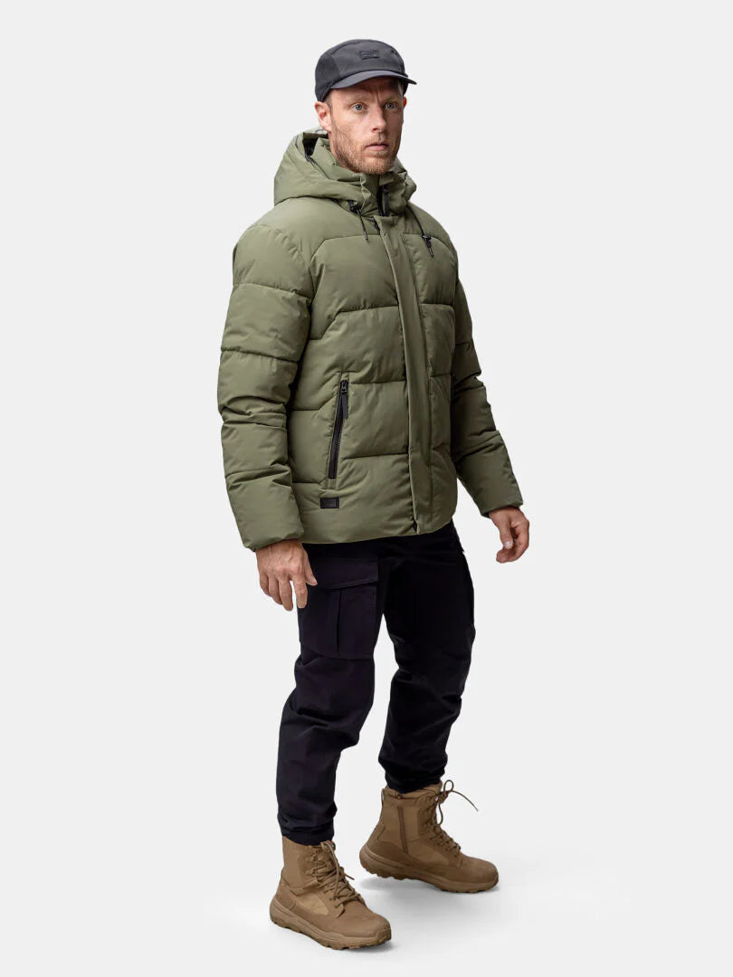 virsjaka brahe m puffer jacket four leaf clover green ha 065 0568 b56